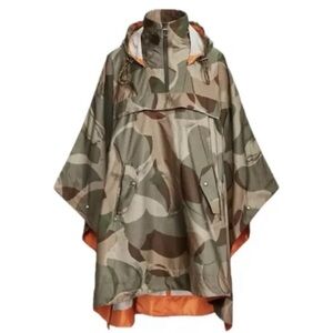 Polo Ralph Lauren Big Pony Water-Resistant Camo Poncho Size XS/S
